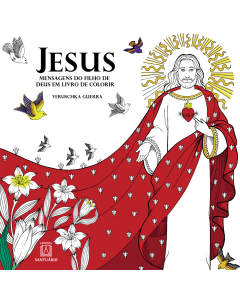 Jesus mensagens do filho de Deus em livro para colorir